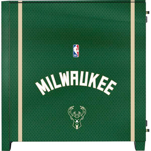 NBA Milwaukee Bucks Jersey Corsair 4000D Tempered Glass Mid-Tower ATX Case Skin